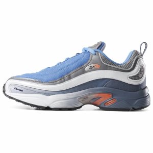 Reebok Daytona DMX Turnschuhe Damen - Blau/Orange/Grau - DE 238-OGA